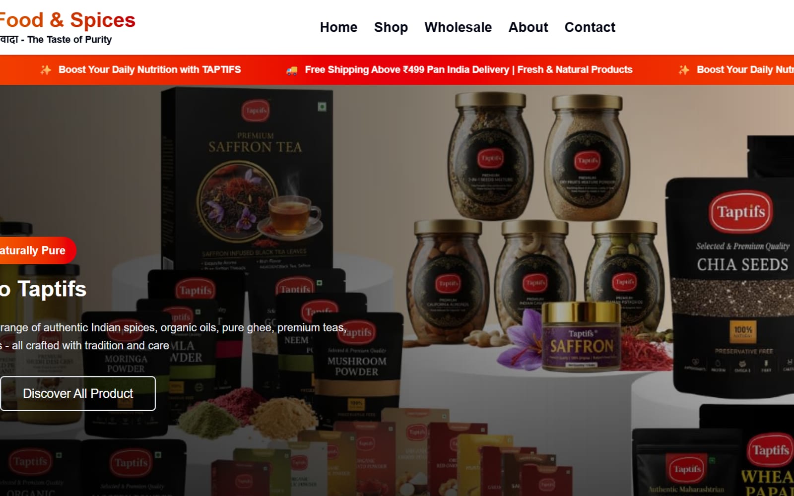 TAPTIFS E-Commerce Platform — Full-Stack E-Commerce Platform